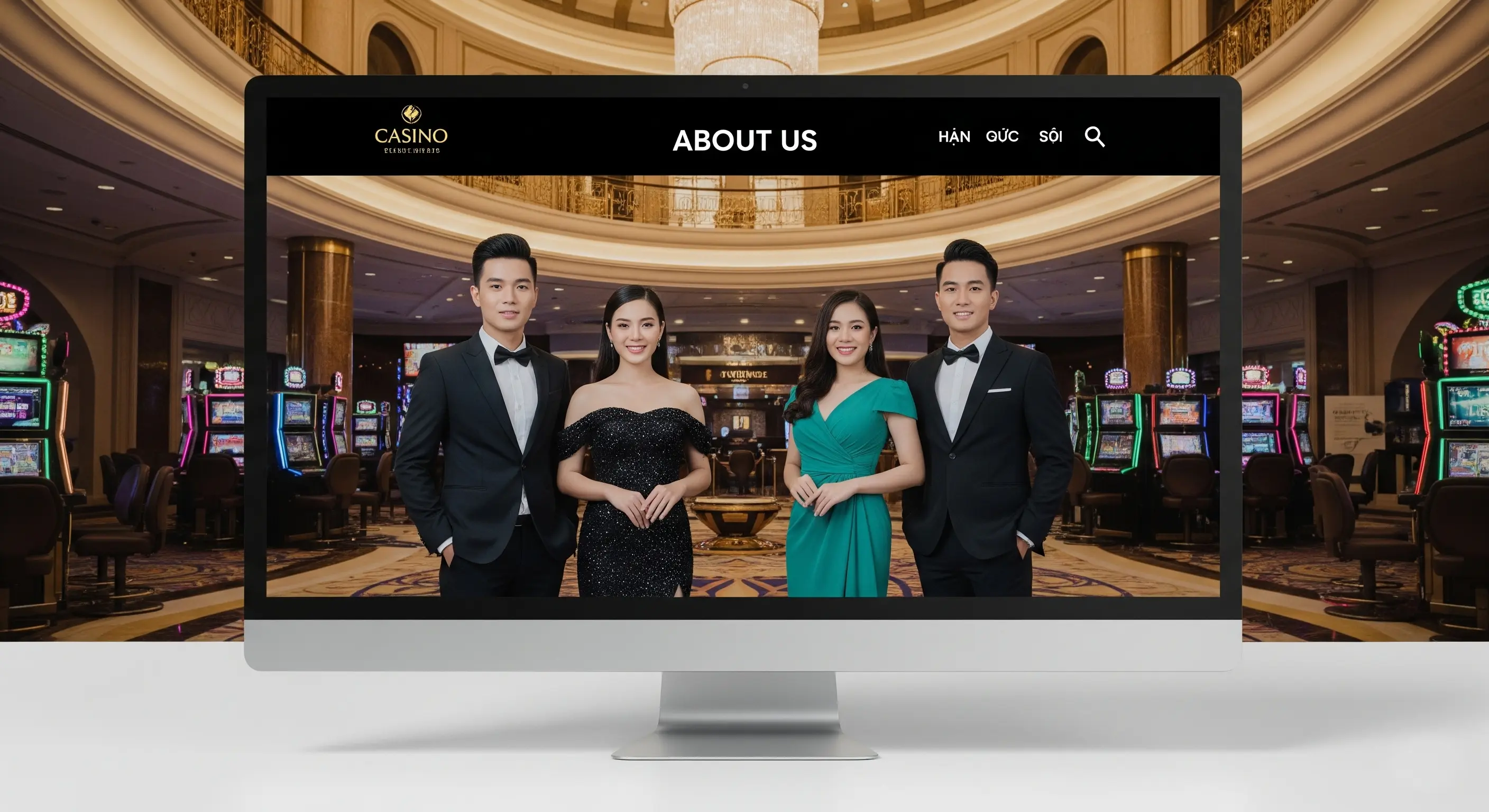 Giao diện website của Thabet88 Casino, hiển thị sự chuyên nghiệp và thân thiện với người dùng.