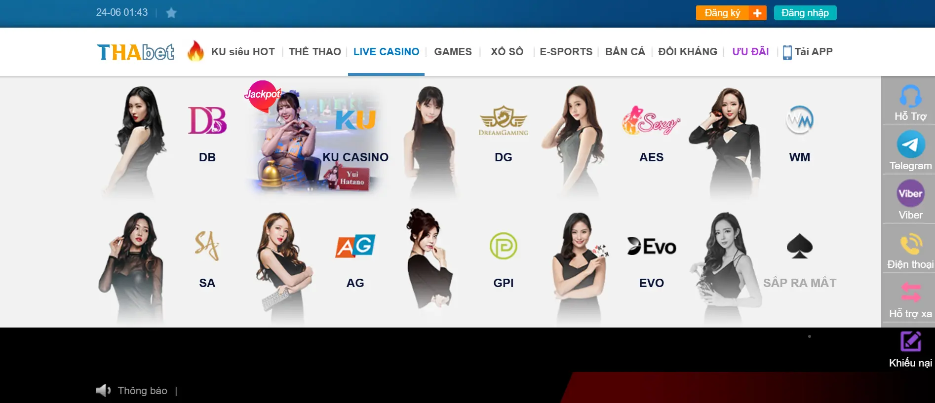 Kho game đa dạng tại Thabet88