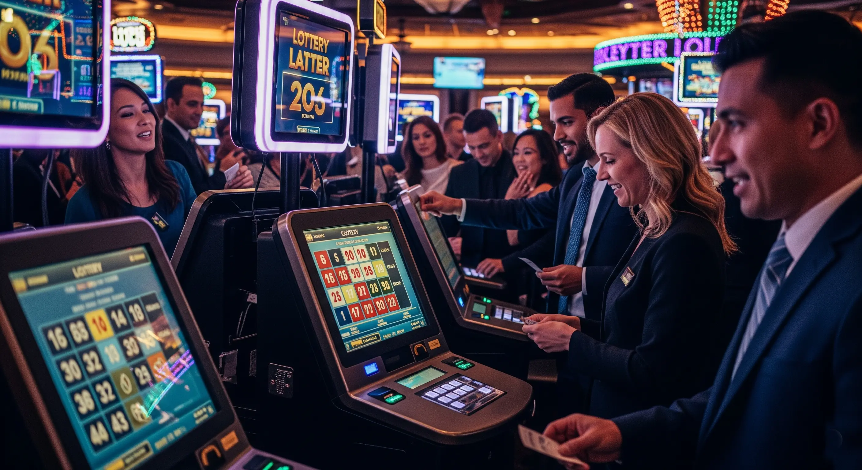 Hình ảnh người chơi đang vui vẻ với máy chơi Slots tại Thabet88, thể hiện trải nghiệm giải trí thú vị và hấp dẫn.