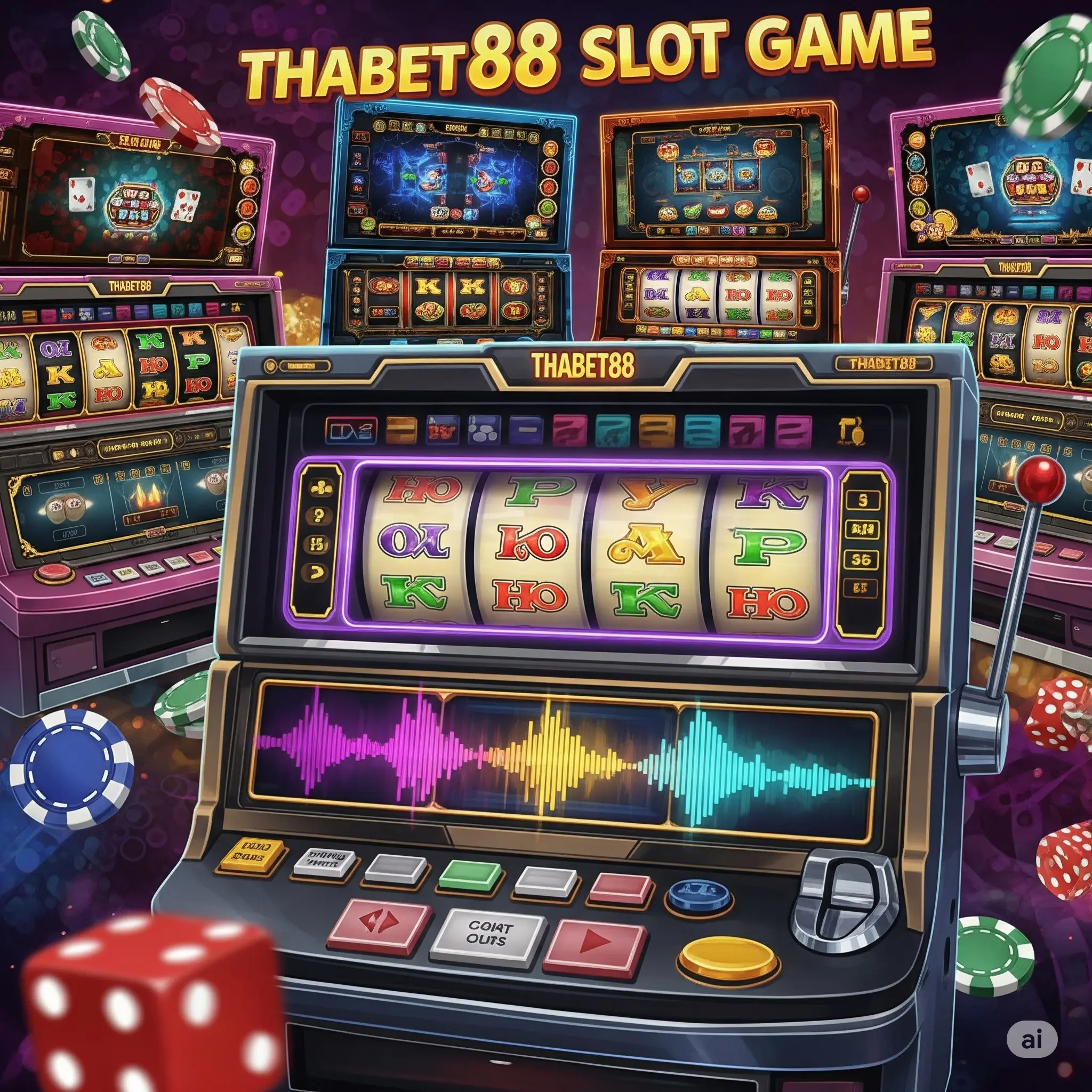 Hình ảnh về hiệu ứng âm thanh và các yếu tố âm thanh trong game nổ hũ Thabet88.