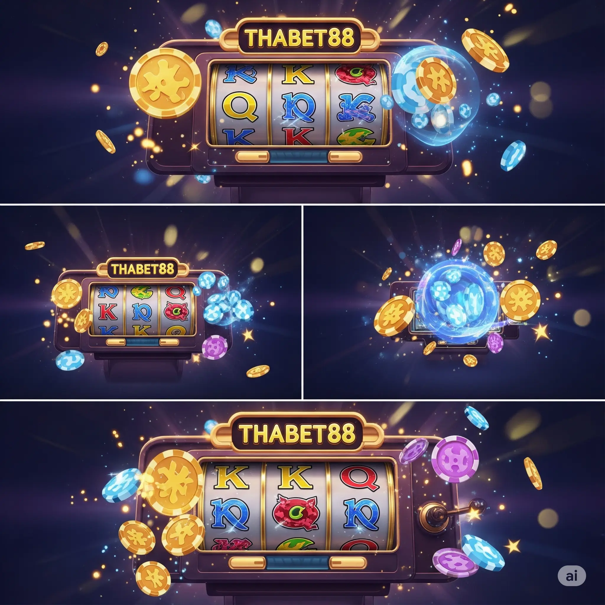 Hình ảnh về hoạt hình và hiệu ứng trong game nổ hũ Thabet88, thể hiện chất lượng đồ họa.